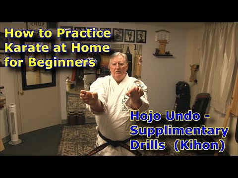 How to Practice Karate at Home for Beginners - Hojo Undo (Basic Techniques /Warm-Up - Exercises)