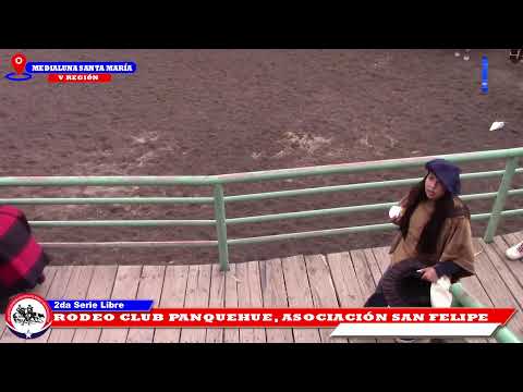2DA SERIE LIBRE, RODEO CLUB PANQUEHUE 2025, ASOCIACION SAN FELIPE, MEDIALUNA SANTA MARÍA