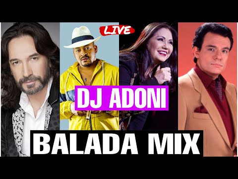 Baladas Mix Vol 1.❤️ Las mejores baladas Románticas ( Mezclando en vivo DJ ADONI )😻 Musica romántica