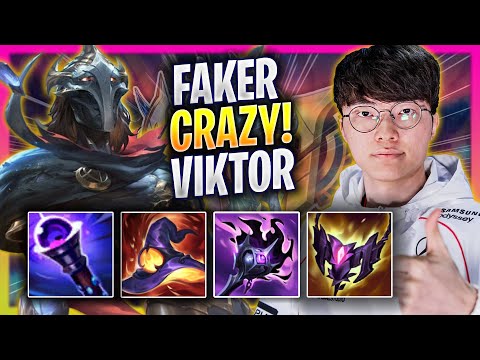 FAKER IS SO CRAZY WITH VIKTOR! - T1 Faker Plays Viktor MID vs Leblanc! | Season 2025