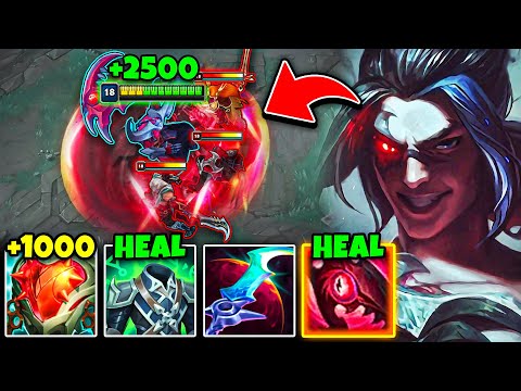 Kayn but I can literally out-heal the entire enemy team 1v5 (100% LIFESTEAL)