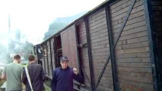 preview picture of video 'Trip on CFF Mocanita Steam Train in Viseu de Sus, Maramures Romania'