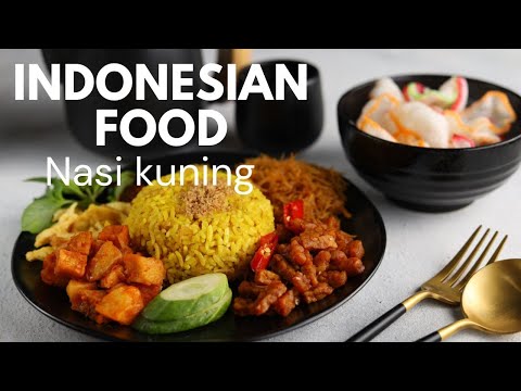 Indonesian Food: Iconic Dish The Rich Tradition of Nasi Kuning-Food Video