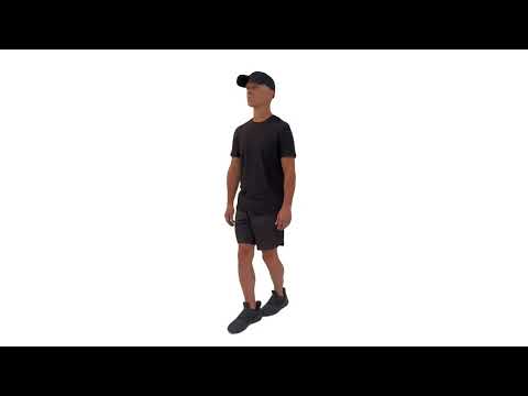 Heel to toe balance with head turn (right)