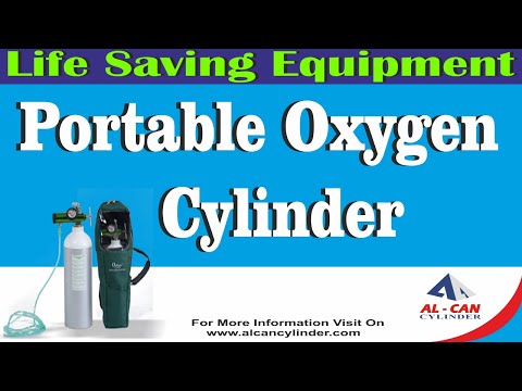 Portable Oxygen Cylinder By Alcan Cylinder