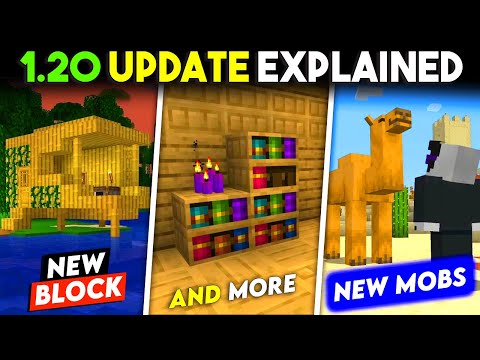 Minecraft 1.20 Update Finally Announced 😱 | New Mobs, Blocks, Features & More 😍 | Explained In Hindi