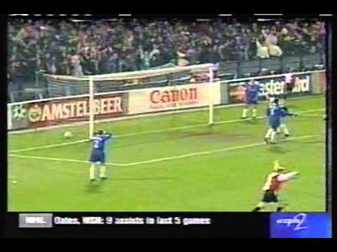 2000 March 14 Feyenoord Holland 1 Chelsea England 3 Champions League