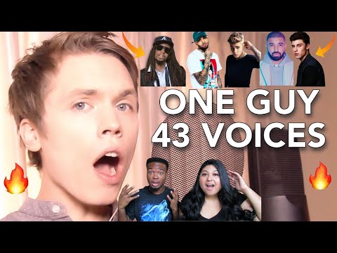 ONE GUY 43 VOICES (WITH MUSIC) - ROOMIE | REACTION