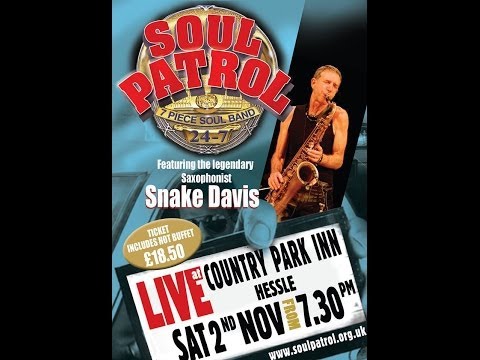 Snake Davis & Soul Patrol Live at Country Park Inn - Hull