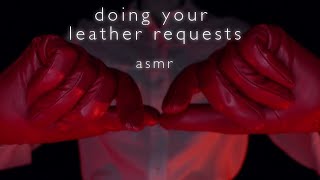 Download lagu ASMR 🧤 Doing Your Squeaky Leather Requests ❤️🖤 (NO TALKING) mp3