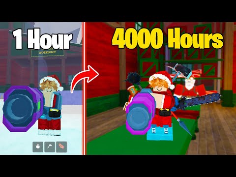 4000 Hours Solo Cyborg class in 99 Nights in the Forest