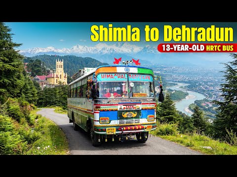 Shimla to Dehradun in a 2012 Model HRTC Bus | Complete Travel Guide | Himbus