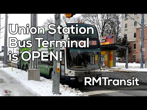 O novo terminal rodoviário da Union Station de Toronto está ABERTO!