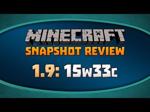 GreekGamerHere - Minecraft Snapshot Review - 1.9 15w33c - Goodbye blocking, welcome SHIELDS!