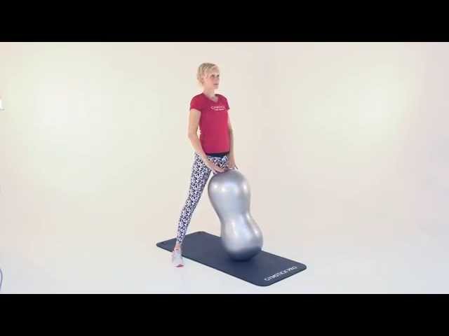 Video Teaser für Oval Exercise Ball - Squat