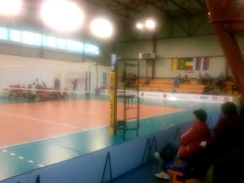 Volei Alba Blaj-SCM ''U'' Craiova (Sala ''Timotei Cipariu'' cu o ora si ceva inainte de joc)