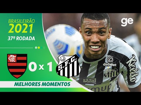 Gols e lances de Flamengo x Santos