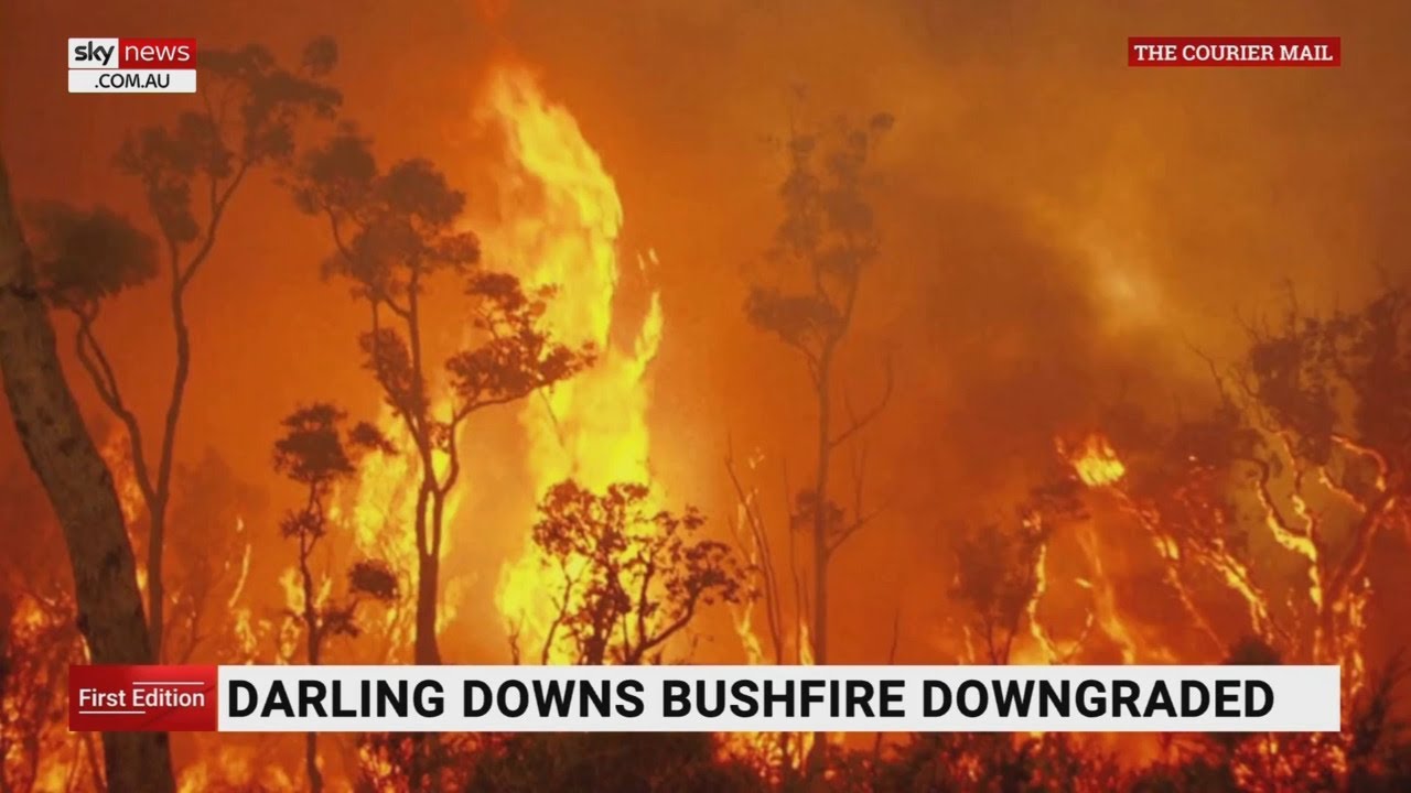 Darling Downs bushfire downgraded