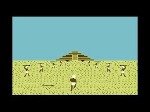 C64 short. Aztec Challenge. The master of intense gameplay Paul Norman terrifies me.