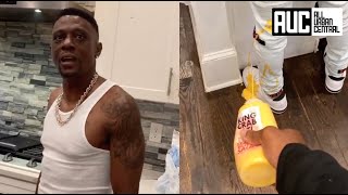 Boosie Mad After Being Disrespected By Dude Who Squirted Crab Butter On His New Outfit