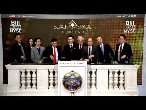 The NYSE welcomes Black Spade Acquisition III Co to celebrate its listing! (NYSE: BIII)
