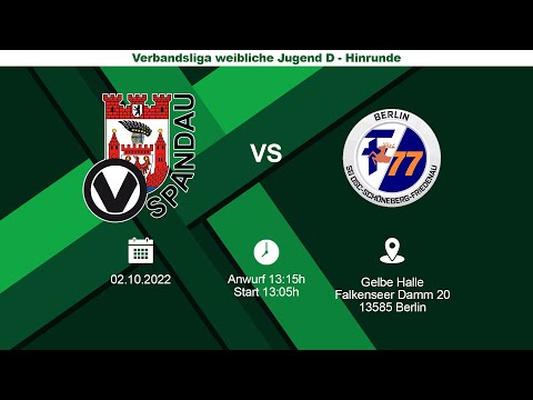 wJD - SG OSF Berlin   | Verbandsliga Hinrunde | Saison 22/23 | So. 02.10.2022, 13:15 Uhr