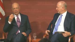 Klaus Schwab  Half of Trudeau's Cabinet are WEF Young Global Leaders.
