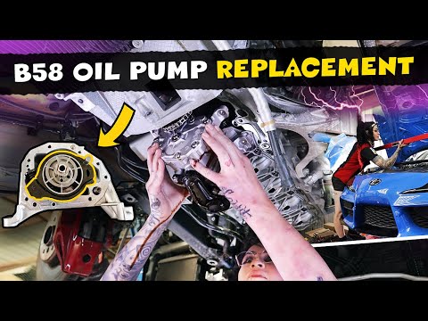 Toyota / BMW B58 Oil Pump Replacement Tutorial, Feat. A90 Supra! FIX: low pressure/can't read level
