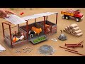 Diy Mini Cemented Animal Farm House Construction Science Project Cow Shed Project Sanocreator