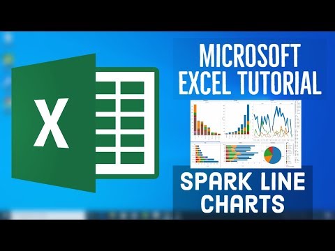 Microsoft Excel Tutorial Spark Line Charts in MS Excel