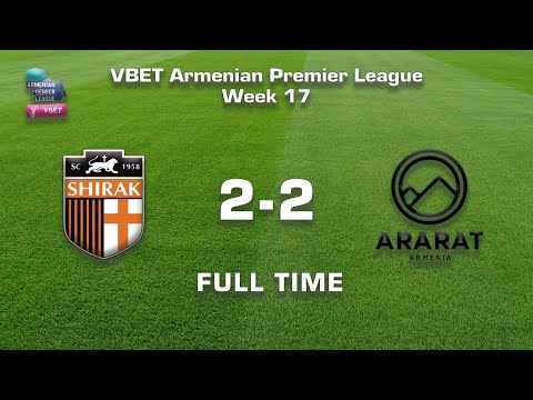 Shirak - Ararat-Armenia 2:2, Vbet Armenian Premier League 2020/21, Week 17