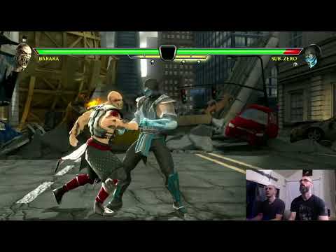 Baraka fights Sub Zero- Mortal Kombat VS DC Universe