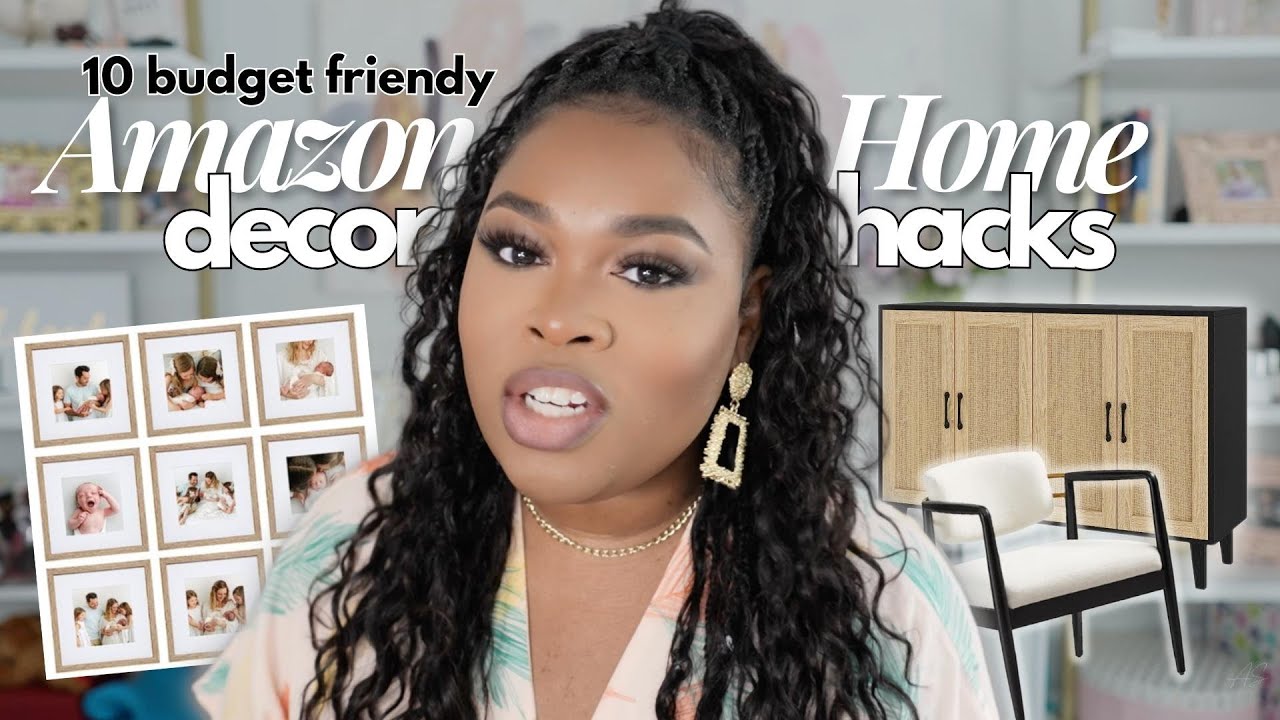10 Budget-Friendly Home Decor Hacks for a Stunning Space- Amazon Home Decor Finds |AmberSharnieceTV