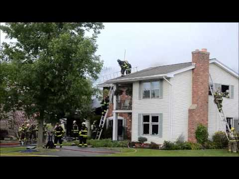 Harris Hill FD 2 Alarm Structure Fire - 5149 Thompson Rd