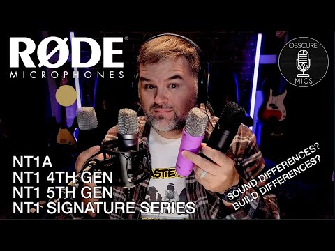 The Rode NT1 Series - Any Difference Between The NT1A - 4TH Gen - 5TH Gen & Signature Series?