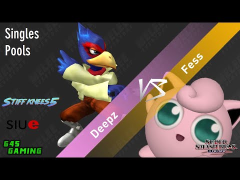 Stiff Knees 5 - Deepz (Falco) vs. Fess (Jigglypuff) - SSBM - Singles Pools