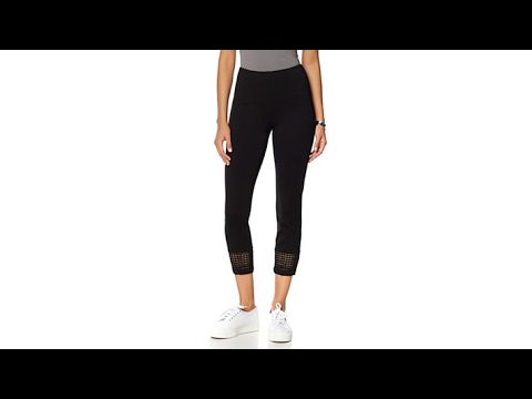 LYSSE Baja Cropped Legging with Cutout Detail  Missy