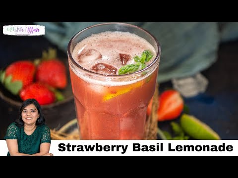 Easy Strawberry Basil Lemonade Recipe
