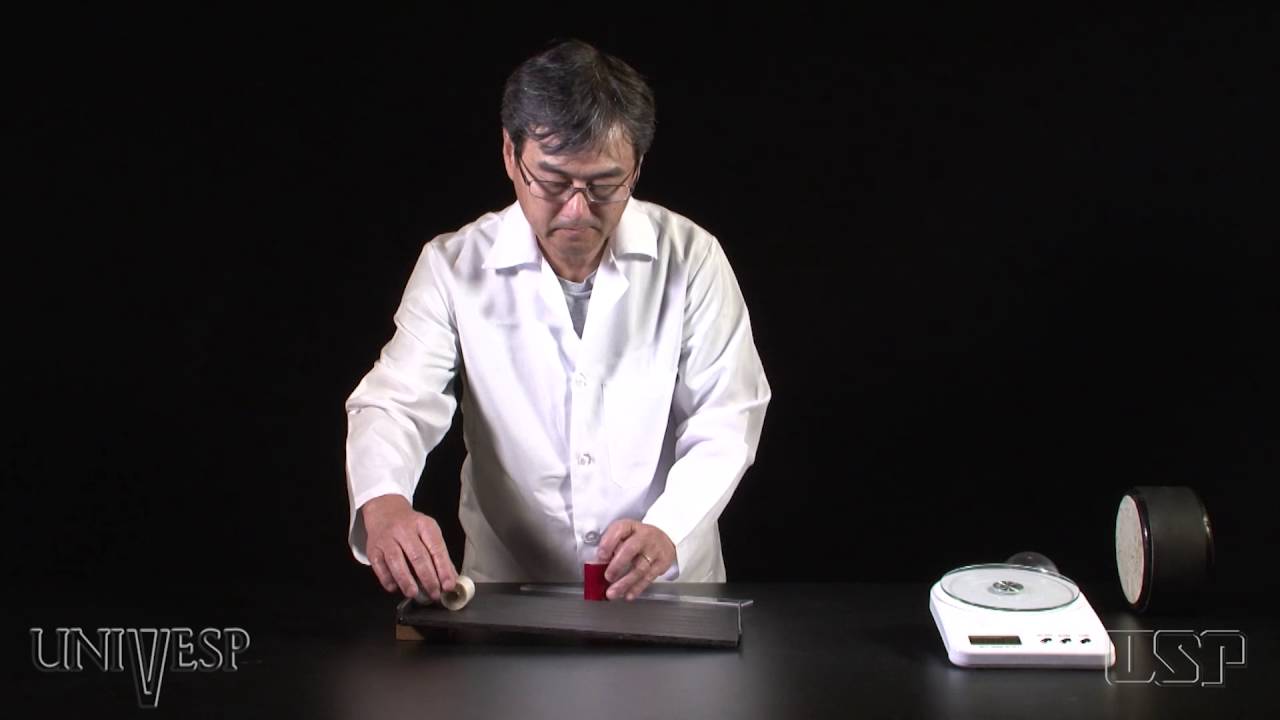 Tema 08 - Alguns Movimentos do Corpo Rígido | Experimentos - Rolamento sem deslizamento