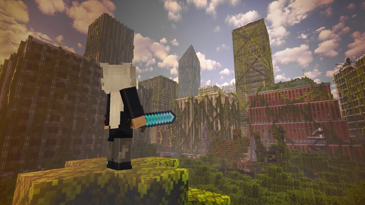Surviving a Zombie Apocalypse in Minecraft