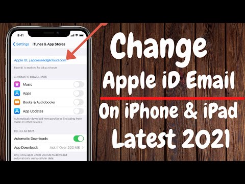 Change Apple iD Email On iPhone iPad & iPoD Touch (...