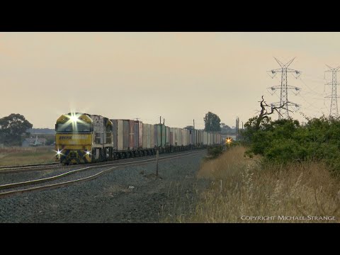 1PM6 & SSR X'trapolis Transfer - PoathTV Australian Trains & Railways