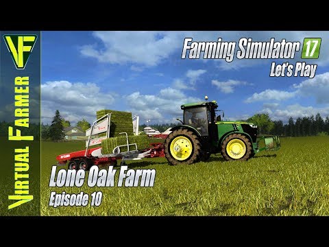 Hay Bale Collection! | Lone Oak Farm, Episode 10: Let's Play Farming Simulator 17