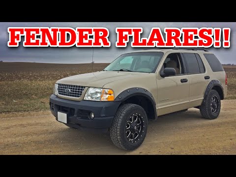 Custom Fitting Fender Flares On A Third Gen Explorer | Project Offroad Explorer