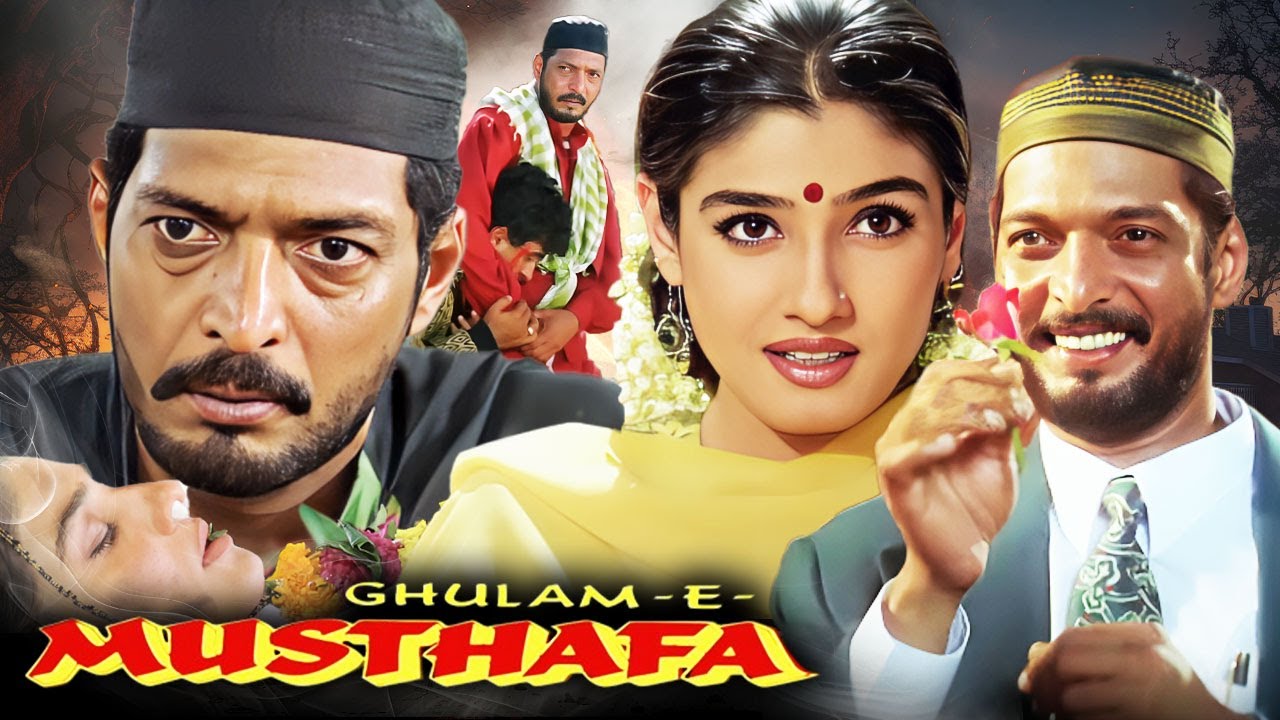 Ghulam-E-Musthafa (1997) Full Movie in HD | Nana Patekar & Raveena Tandon | 90s Action Thriller