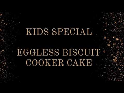 Eggless Biscuit Cooker Cake