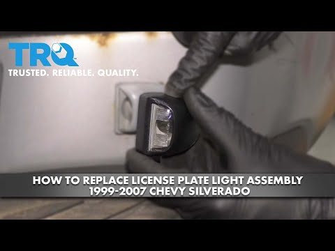 How to Replace License Plate Light Assembly 1999-2007 Chevy Silverado