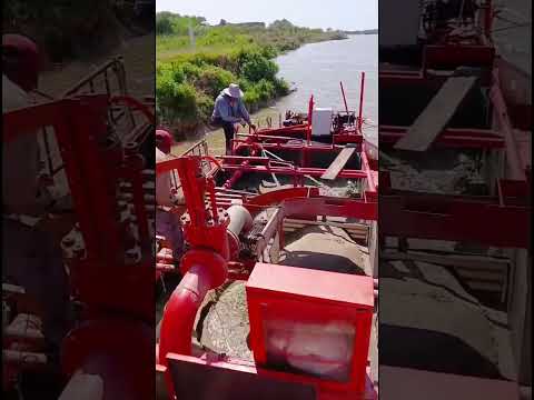 LOS SENSEI 🇦🇷⚓️ arenero trabajando en arroyo Leyes en Los Zapallos Santa Fe