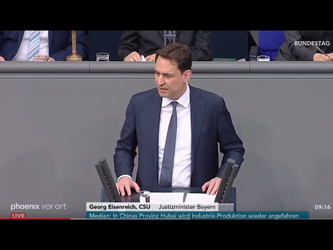 Georg Eisenreich (CDU/CSU) zu Rechtsterrorismus und Hasskriminalität am 12.03.20