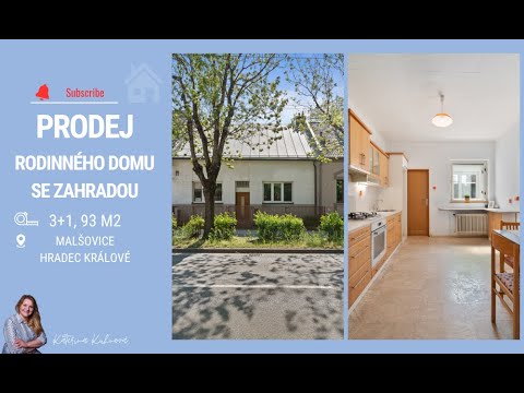 Prodej rodinného domu 93 m2 Náhon, Hradec Králové